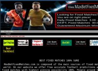 Max Bet Fixed Matches Professional Soccer Correct Score 1X2