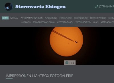 Faszination Astronomie in der Sternwarte Ehingen mit Blick auf die Raumstation  ISS